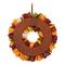 Glitzhome&#xAE; 19.25&#x22; Fall Multicolor Felt Wreath